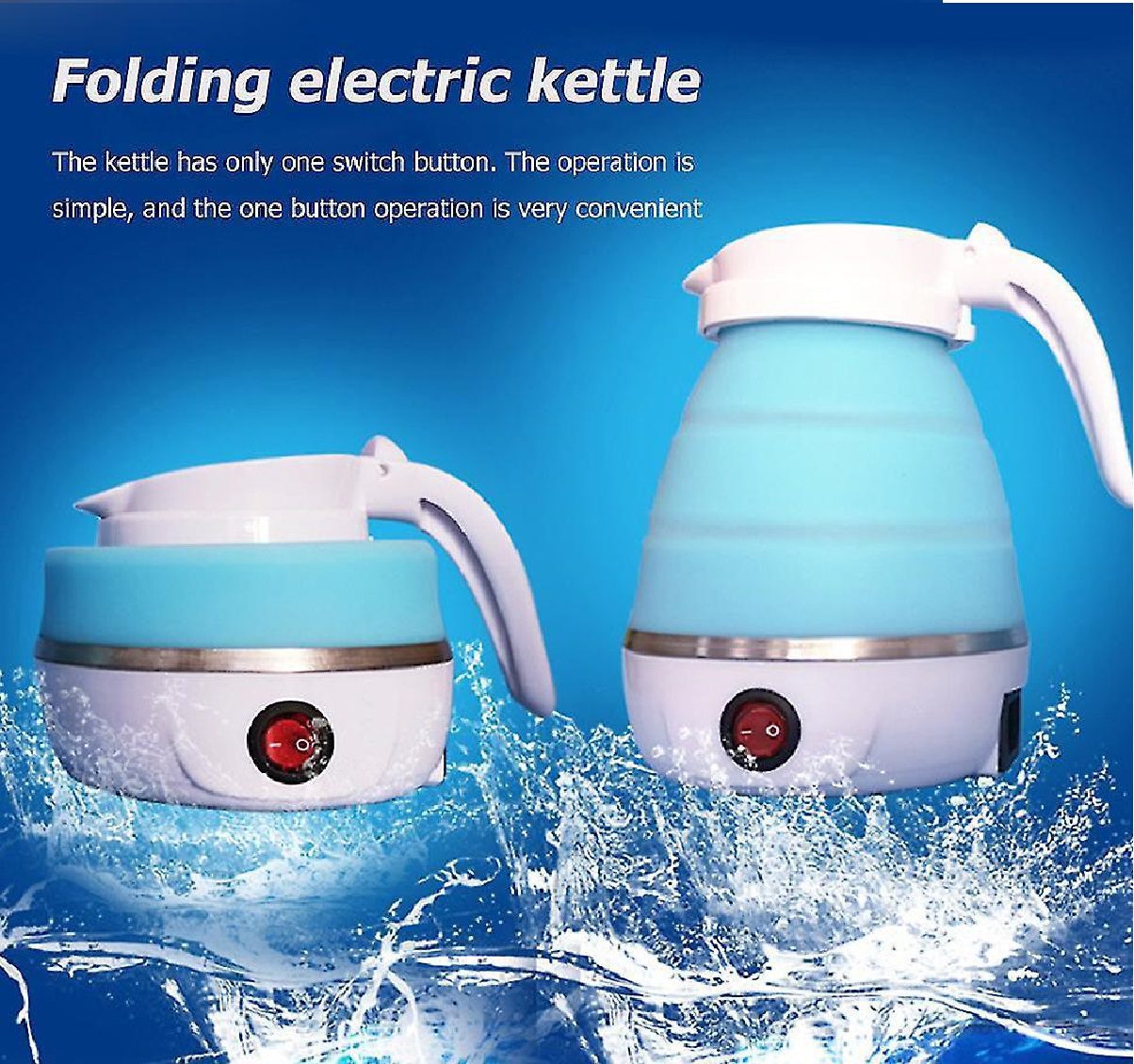Portable & Foldable Silicon Electric Kettle